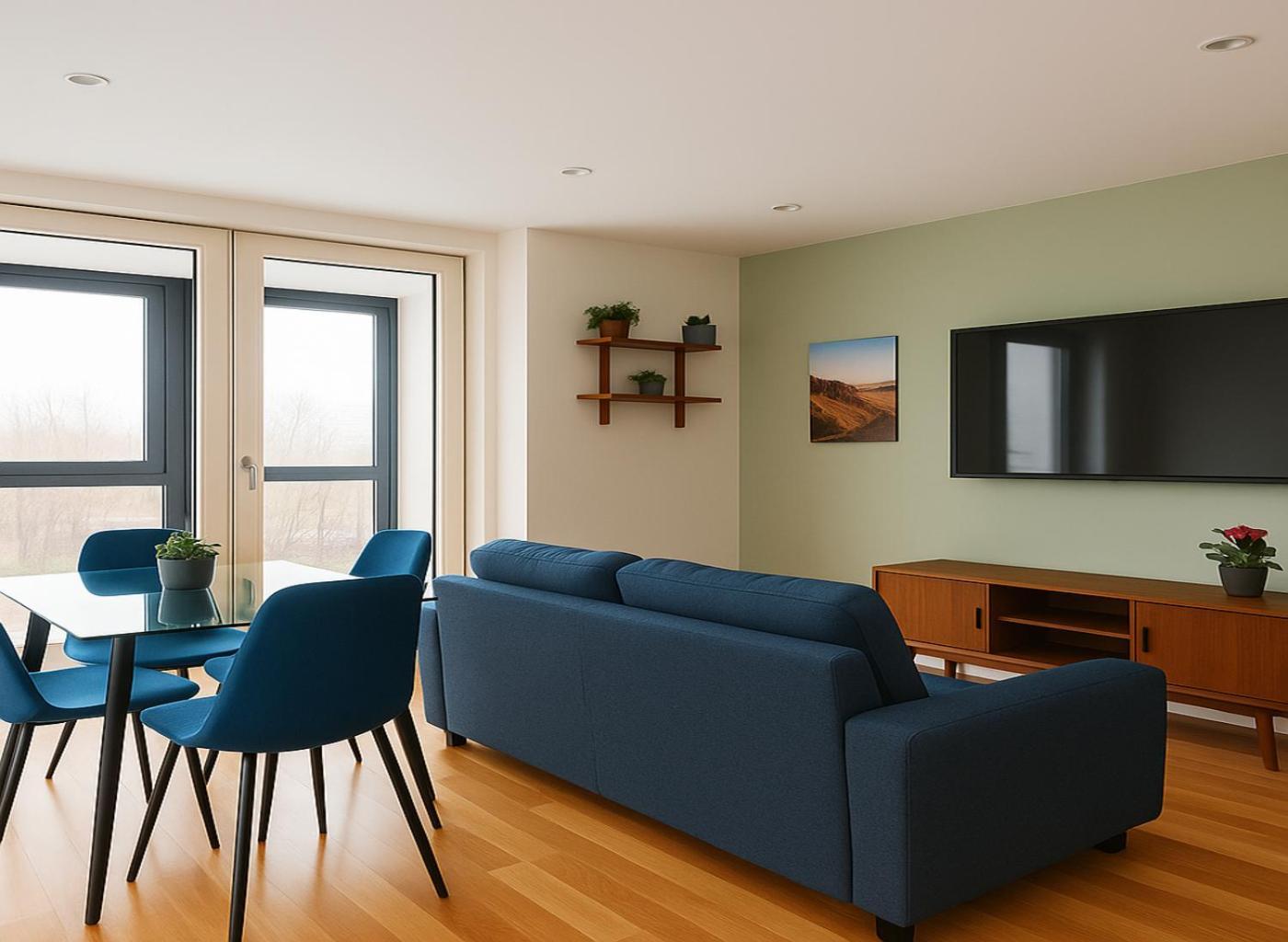 2 Bed Balcony Flat In Vauxhall Apartment *